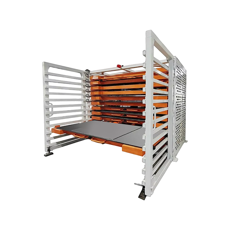 Rack de chapa metálica tipo gaveta elétrica