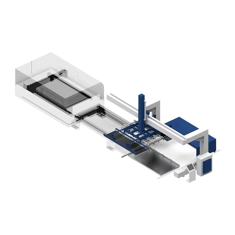 Carga e descarga automática de corte de folhas a laser Série ALG