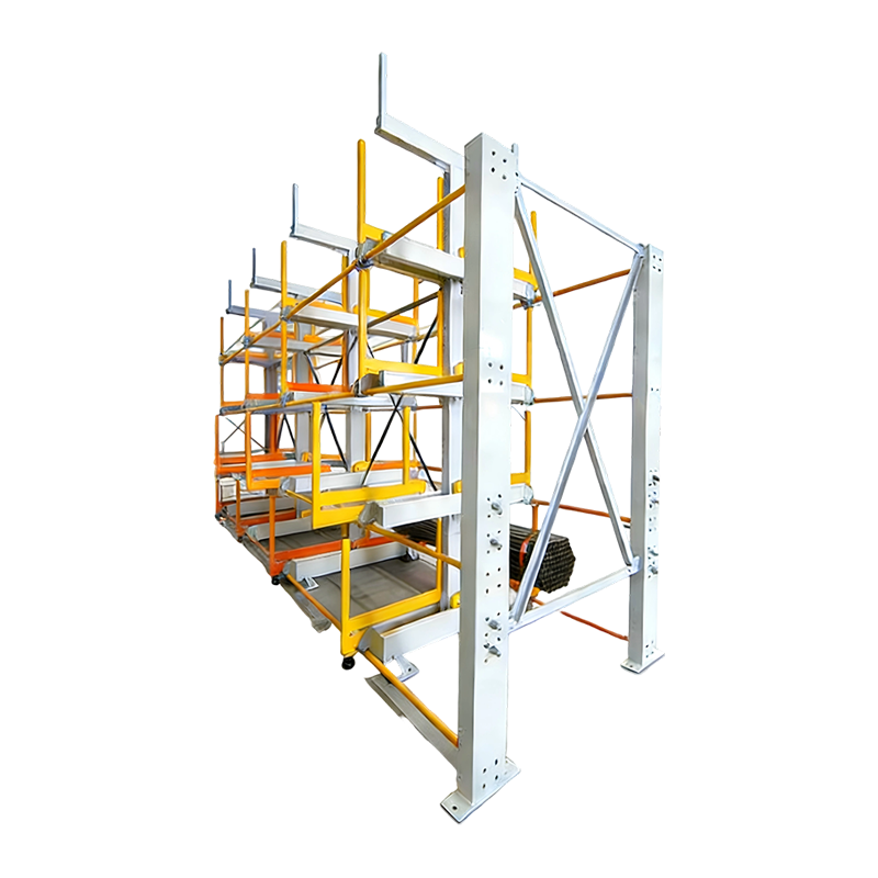 Racks de armazenamento de aço cantilever para serviços pesados