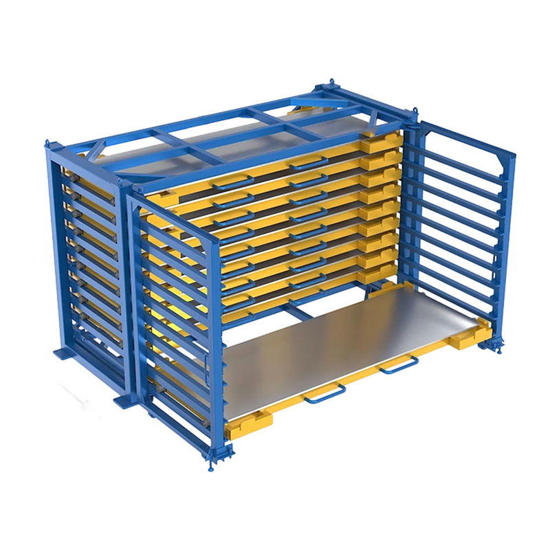 Racks de armazenamento de chapa metálica para serviços pesados ​​Racks de armazenamento de material estilo gaveta