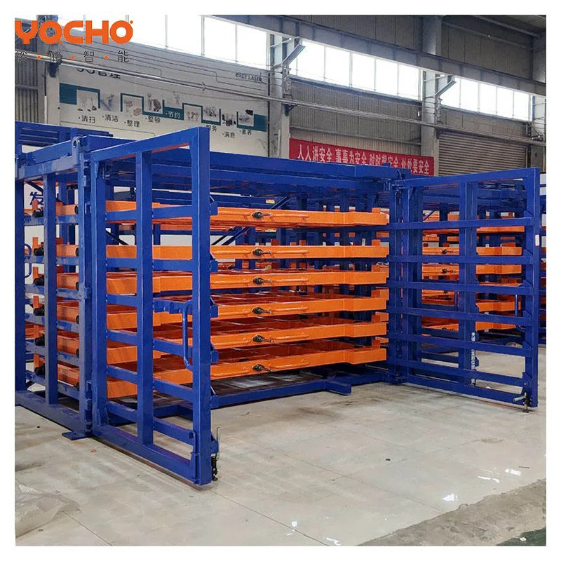 Racks de armazenamento de chapa metálica para serviços pesados ​​Racks de armazenamento de material estilo gaveta