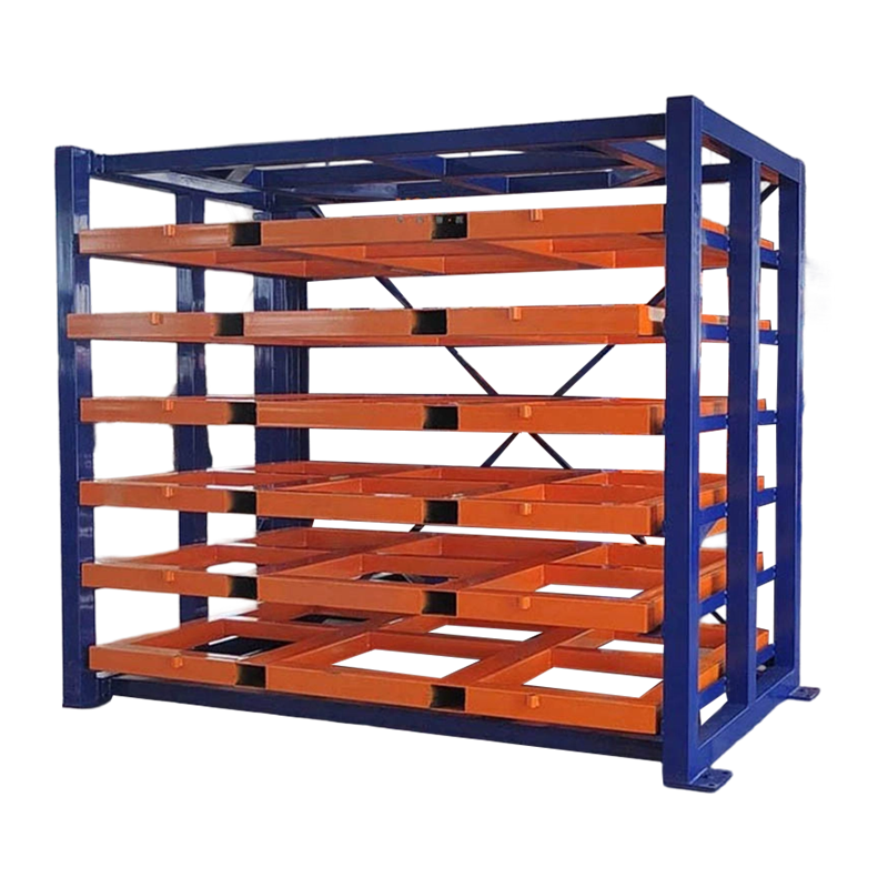 Racks de armazenamento de empilhadeira de alta capacidade Racks de armazenamento de chapa metálica de alta densidade