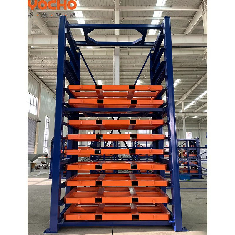 Racks de armazenamento de empilhadeira de alta capacidade Racks de armazenamento de chapa metálica de alta densidade