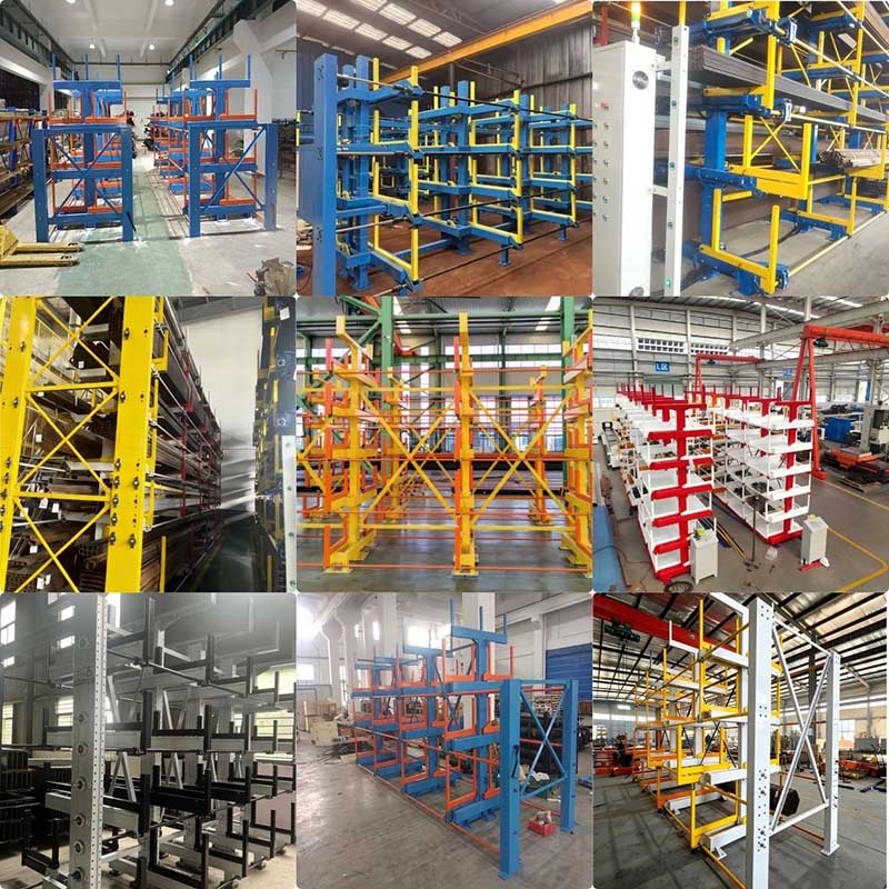 Racks cantilever extensíveis multicamadas
